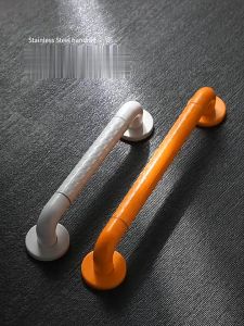 30/40/50cm Bathroom Grab Bar Wall-mounted Stainless Steel Handrail with Luminous Strips Shower Tub Toilet Safety Support Handle