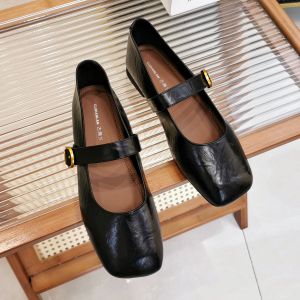 French Style Soft Bottom Mary Jane Shoes Womens Spring 2025 Flat Bottom Buckle Strap Square Head Comfortable Fashionable