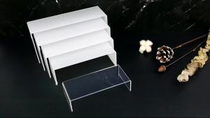 5pcs Acrylic Dessert Display Stand Durable U-shaped Display Stand Suitable for Weddings Parties Cupcakes Candies Home Jewelry