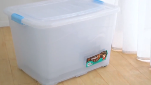 🇸🇬NestHome🇸🇬 TRANSPARENT Storage Container - Stacking Storage Box 40L 65L 100L 145L PP Plastic