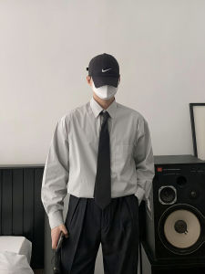 DAVID&ME | Spring/Summer Japanese Style Non-iron Solid Color Business Dress Shirt