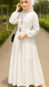 Top Produk Gamis Wanita Crinkle / Gamis Wanita Trend Terkini / Gamis Polos Premium ( COD )