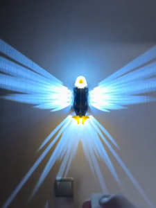 indoor and outdoor wall-mounted convenient Eagle night light LED energy-saving super bright remote control creative gift light