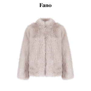 Fano | Áo Khoác Ngắn Có Cổ Lông Chữa Trị và Tái Sử Dụng