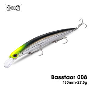 Kingdom | KINGDOM Basstaor Floating Minnow 150mm 27.5g Ultra Long Cast Hard Bait Artificial Lure For Sea Bass Saltwater Fishing Tackle