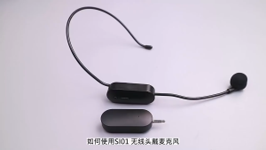 COD TaffSTUDIO 2 PCS mik mic Microphone wireless untuk mengajar bando imam mesjid headset Cas