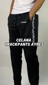 TRACK PANTS CELANA PANJANG AYRES OLAHRAGA LARI TRAINING BASIC