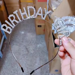 HBD วันเกิด เบิร์ดเดย์ ประดับเพชรพลอย ที่คาดหัว ที่คาดผมวันเกิด