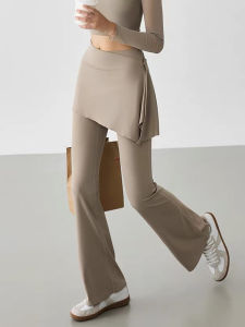 High Waist Buttocks Cover Anti-Embarrassment Yoga Pants Palazzo