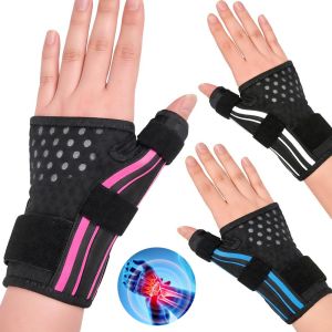 1/2Pcs Adjustable Wrist Support Thumb Brace Trigger Thumb Splint for Men Women Sports Fitness Work Arthritis Tendonitis CMC