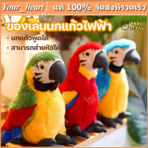 นกแก้วพูดได้ทุกภาษา  ตุ๊กตานกแก้ว ปีกขยับ โยกตัวได้