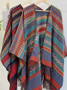 Vintage Ethnic Stripe Warm Scarf