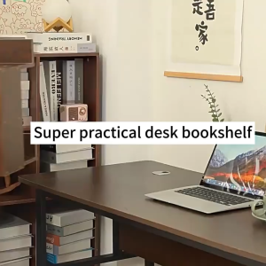Desktop Storage Rack Bookshelf Office Table Organizer Student Display Shelf Countertop Layered Corner Cabinet Space Saving Multifunctional Storage Unit For Stationery Books And Decor