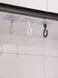 5PCS Gantungan Tempel Putar Ceiling Rotary Hook /Strong Hook Household Multifunction GANTUNGAN TEMPEL 360 DERAJAT