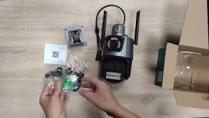 YooSee Kamera CCTV Luar Ruangan Lensa Ganda 360° dengan Komunikasi Dua Arah Kamera Nirkabel Deteksi Manusia AI dan Pelacakan Otomatis cctv wifi sambung ke hp