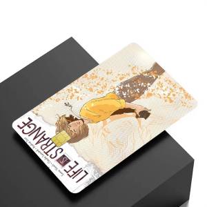 Life Is Strange Adventure Game 2024 Anime Cartoon Skin Stickers Film Tape Case for Big Credit Debit Card Front Side