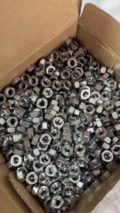 2-30PCS A2-70 Left Hand Thread Hex Hexagon Nuts M4 M5 M6 M8 M10 M12 Reverse Opposite Hex Hexagon Nuts Durable Metal Nut DIN934