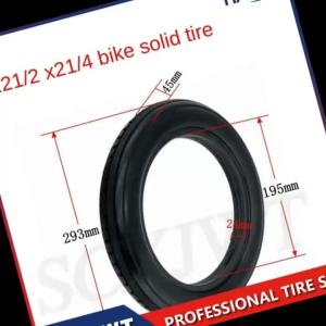 12x2.0 3.00-8 Lốp Đặc Cho Xe Điện Xe Tay Ga Bánh Xe Cao Su Chống Cháy Nổ Không Bơm Hơi Phần 12 1/2x2 1/4 Đường Kính