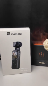 4K HD Pocket Action Camera 1.33 inch Anti shake of the body 270° Manual rotation WiFi Design Ideal for Sports Vlogging Motorcycle