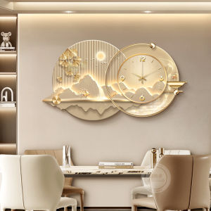 RUIBAHAO | Luxury Decorative Pull-Down Wall Art Clock