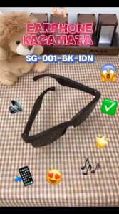 Makaira - Bluetooth Glasses Speaker Smart System HI-FI Sound Quality Wireless Mode Nyaman Digunakan Praktis