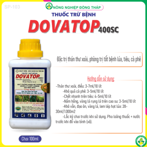 Thuốc Trừ Bệnh DOVATOP 400SC – Đặc Trừ Thán Thư Xoài Phòng Trị Tốt Bệnh Lúa Tiêu Cà Phê (Chai 100ml)