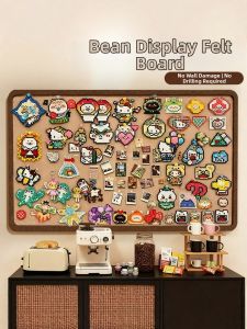 Felt Easy-install Display Wall for Pin Beads and Creative Card Showcasing