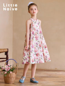 Little Naive | Floral Sweet Summer Girls Dress Cotton