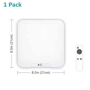 Smart Ceiling Light with Remote and Wall Switch 6000mAh Battery Backup 3 Lighting Modes Motion Sensor Dimmable Lamp for Bedroom