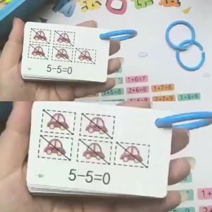 Bộ Thẻ Học Toán 132 Mảnh Dành Cho Trẻ Em - Phép Cộng Phép Trừ Phép Nhân Phép Chia - Dụng Cụ Giáo Dục Để Luyện Tập Số Học Và Phát Triển Kỹ Năng Toán Tư Duy