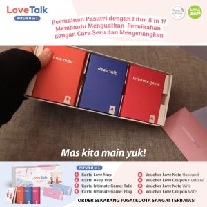 Kartu Permainan Suami Istri LOVE TALK Intimate Game Love Map Deep Talk Ide Kado Pernikahan by Yaumi Pulangkerumah