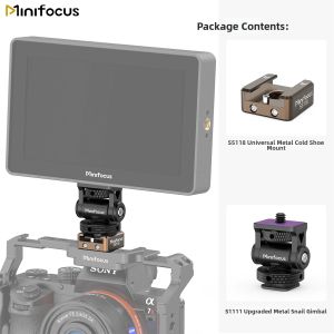 Minifocus | Universal Metal Cold Shoe Mount Adapter
