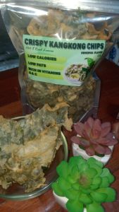 CRISPY KANGKONG CHIPS /HEALTHY SNAKS & 100 % ORGANIC