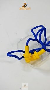 Nasara 1 Pair Soft Silicone Corded Ear Plugs Anti Noise Snore Reusable Hearing Protection Earplugs / Sumbat Telinga / 耳塞