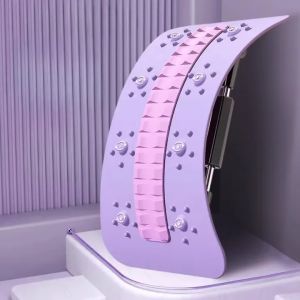 【WJ】Adjustable Back Support Lumbar Spine Soothing Massager  Spine Posture Corrector  Yoga Training Back Stretching Equipment Spine Pain Relief