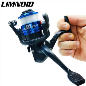 Limnoid 3BB Spinning Fishing Reel Lightweight 5.2:1 Gear Ratio Smooth Retrieve Pre Spooled Line For Freshwater Fishing