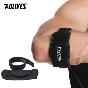 AOLIKES | AOLIKES 1PCS New Elbow Protection Strap Elbow Soft Cushion Support Strap Knee Support Basketball Tennis Badminton Elbow Pad