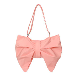 Original Niche Stylish Bows Tote Bag Large-Capacity Crossbody Bag Cloth Shoulder Bag Female Canvas Bag Elegant Student