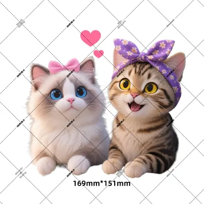 Miếng Dán Trang Trí Sáng Tạo Cho Cửa Sổ Xe Hơi Hình Mèo Dễ Thương Miếng Dán Che Dấu Vết Cho Thân Xe Vật Dụng Trang Trí Nội Thất Xe