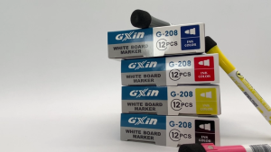 PP Supplies - 12pcs Magnetic Markers with Eraser Cap - Whiteboard Marker Pen Set