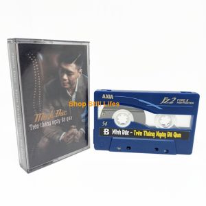 băng cassette AXIA nhật bản đã qua sử dụng sợi băng crom còn tốt nhạc hay 98% Minh Đức trên tháng ngày đã qua