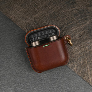 B&W Pi7 Pi7s2 Pi6 Pi8 Leather Protective Case Simple Retro Style Hard Shell Earphone Cover for Business And Casual Use