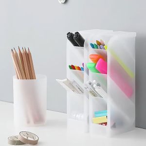 UMI Office Desk Organizer Stationery Storage Box Pen Storage Pen Holder Student Stationery Shelf Office School Supplies 笔筒