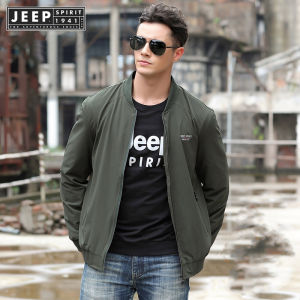 Jeep spirit 1941 estd mens fashion casual windproof warm plush jacket