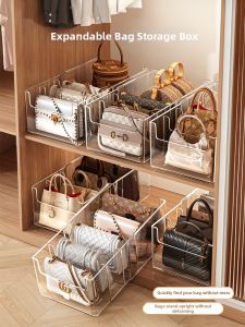 TUCHANG | Dustproof Handbag Organizer Space Saving Storage Box