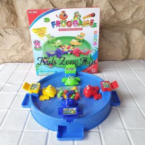 Mainan Feeding Frog Game Hungry Frog Eat Ball Board Game / Game Kodok Makan Bola Seru Family