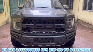 FORD RANGER T6 T7 T8 WILDTRAK RAPTOR CONVERT TO 2018 F150 BODYKIT BUMPER LAMP FENDER GRILLE
