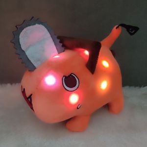 Boneka Chainsaw man pochita denji LED/menyala 32cm Bahan halus High Quality