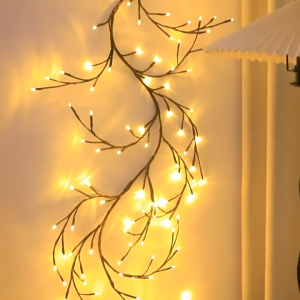 LED Vine Tree String Light with 8 Modes USB Powered & Flexible Branch Design Perfect for Wall Decor