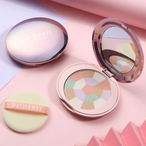 Daijia Meixing Color Highlighting Palette Long-lasting Oil-control Makeup Setting Waterproof Whitening Concealer Powder